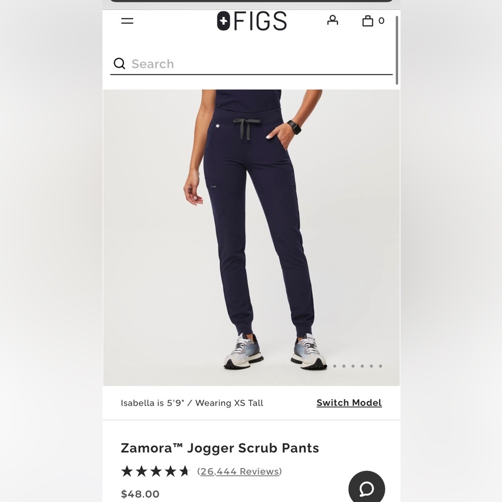 Figs Zamora Jogger Scrub Pants — size M